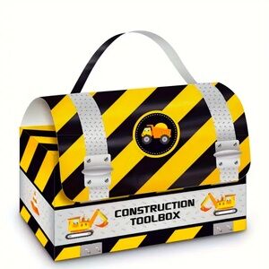 Yellow Construction Theme Favors & Invitations